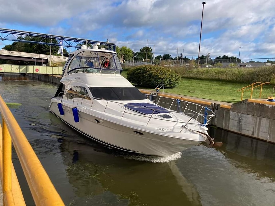 Locking down from Canada during yacht delivery